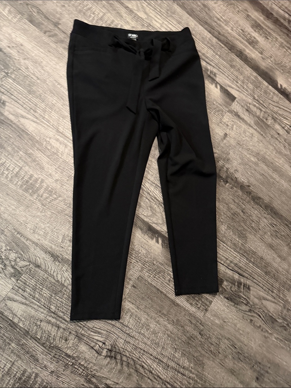 Soho Black Skinny Pull-On Pants - 1X